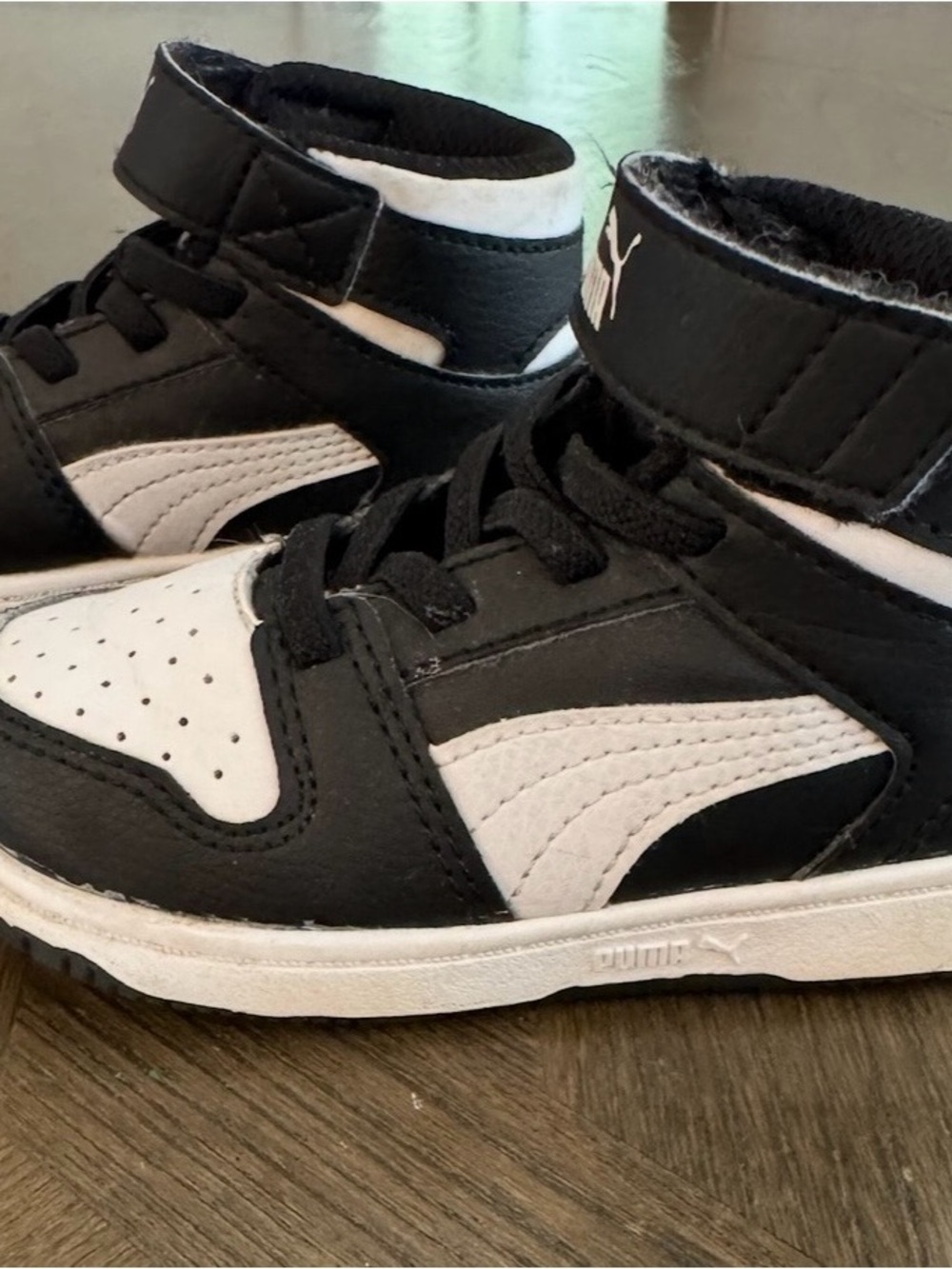 Puma Kids Rebound Layup High-Top Sneakers